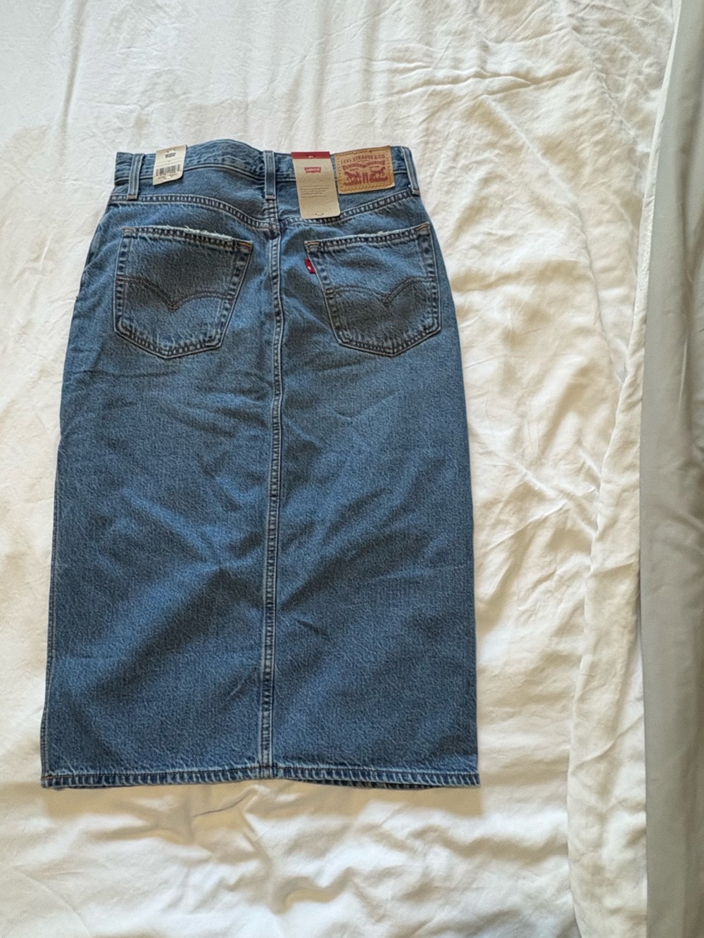 Levi's - Denim Midi Women's Jean Skirt - 27 - Picture 3 of 16
